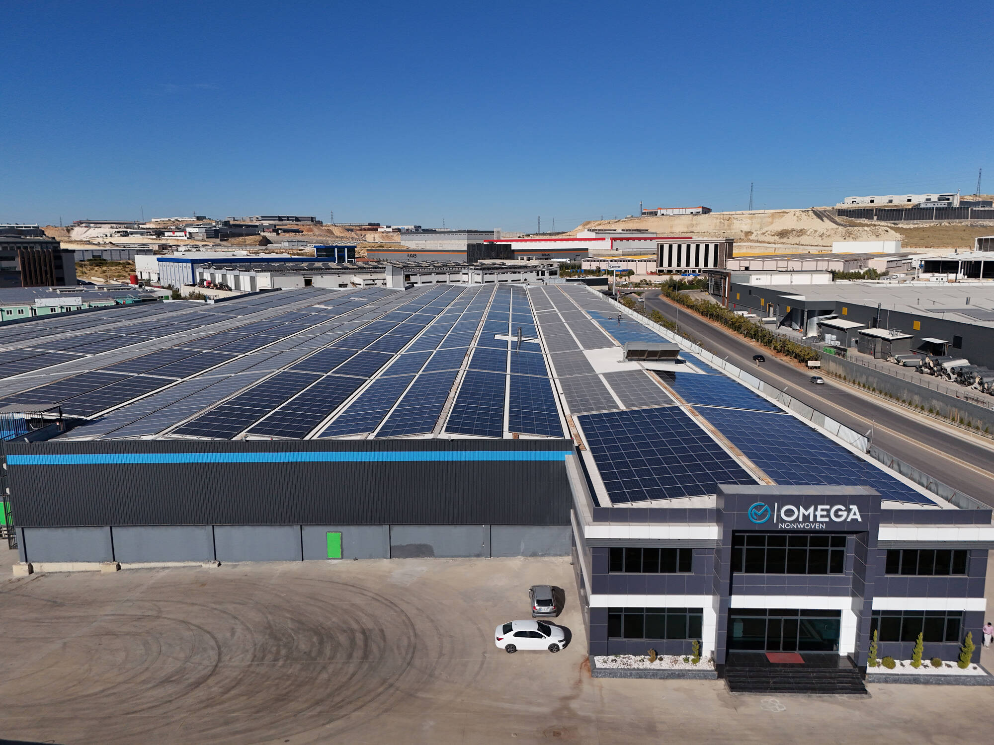 Omega Nonwoven üretim yerleşkesi
